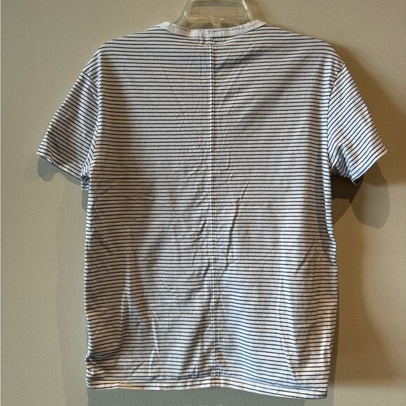 AG Adriano Goldschmeid Henson striped scoop neck tee size medium - Picture 5 of 6